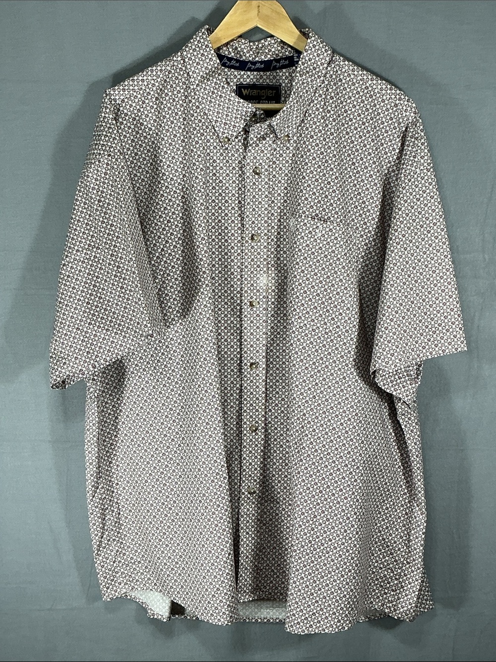 Wrangler George Strait Collection Men's Western Button Up Shirt 3XL